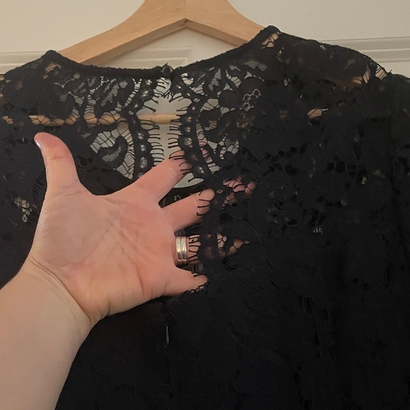 Banana Republic- 14- Elegant Black Lace Dress - Picture 3 of 4